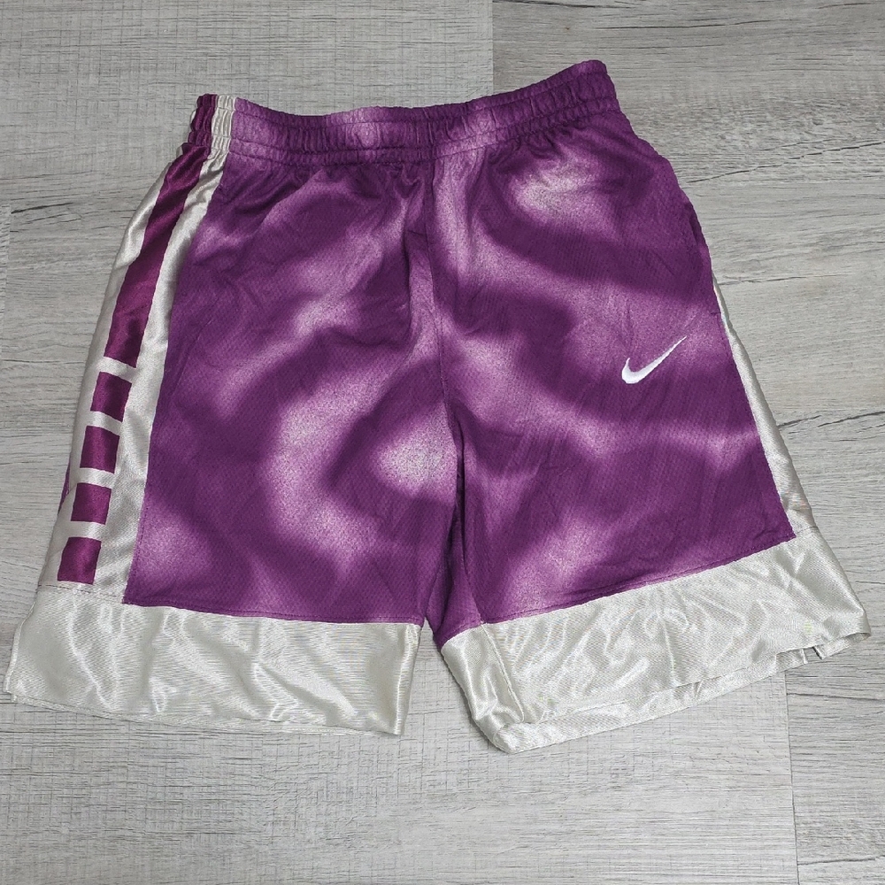 NWT Nike Kids Purple Athletic Basketball Shorts- Size Large